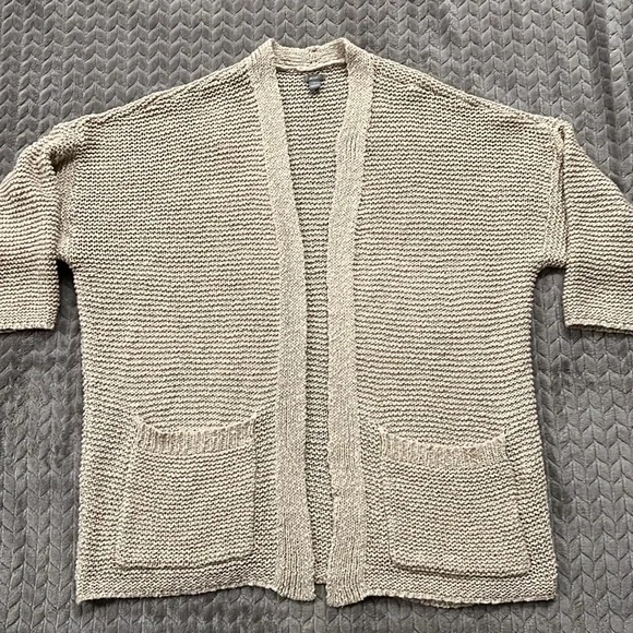 Aerie Beige Oversized Cardigan - Picture 3 of 10
